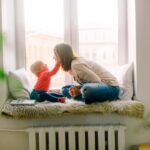 Mother and Child Next to a Window